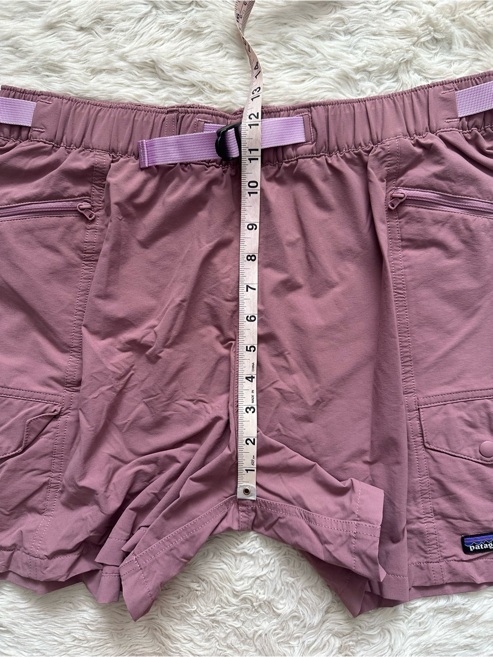 Patagonia Shorts Women’s Outdoor Everyday 4” Short Athletic Hiking Gorpcore Sz L - Picture 10 of 11
